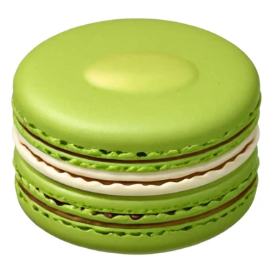 a single of green macaron



















 sticker