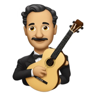 Django reinhardt sticker