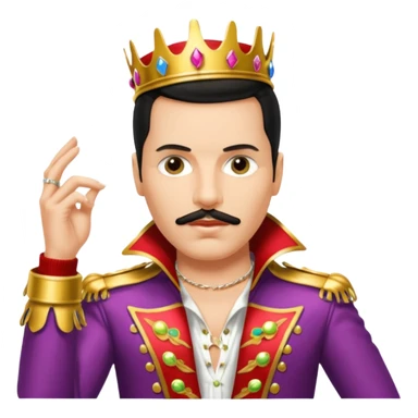 Freddy mercury famous stand sticker