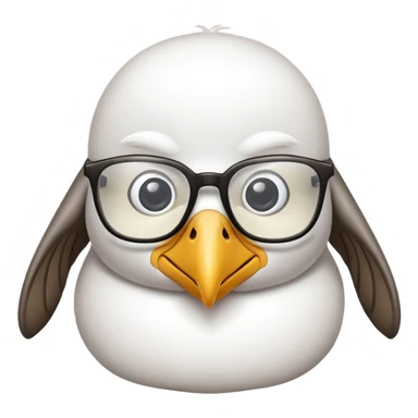 Albatross nerdy sticker