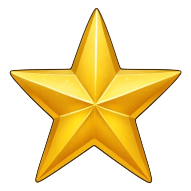 Gold star sticker  sticker