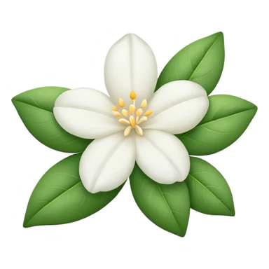 Jasmine flower sticker