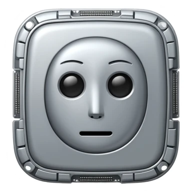 CPU, front facing, plain no text sticker