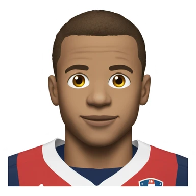 Macron embrasse mbappe sticker
