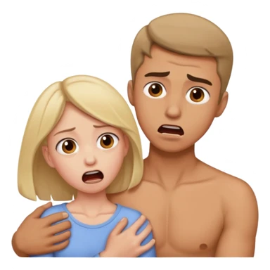 Girl being choked by a guy sticker