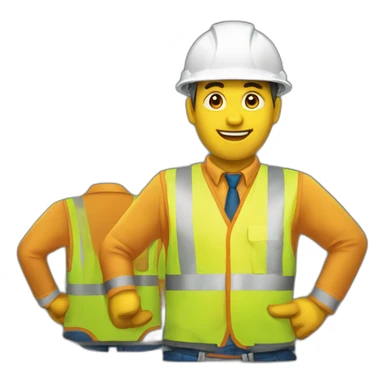 Panneaux Travaux sticker