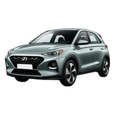Voiture modèle i20 hyundai vert gris sticker