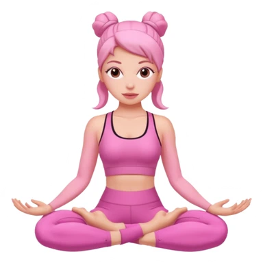 pink pilates princess sticker