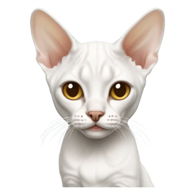 balk with white devon rex sticker