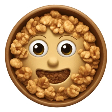 Granola bowl sticker