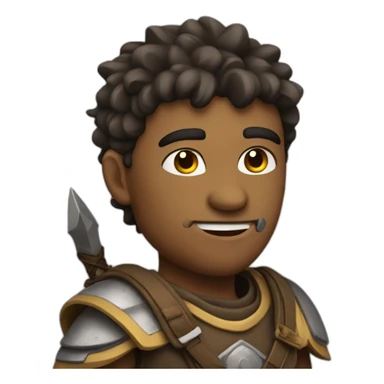 human warrior adventurer sticker