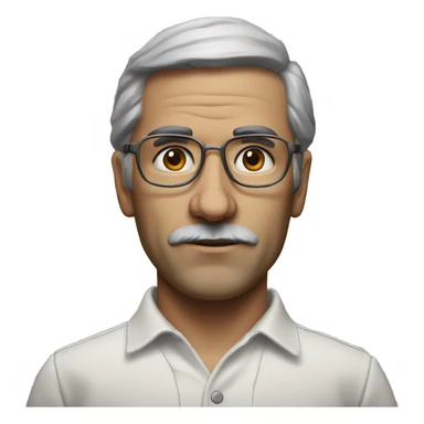 engenier 1970 photorealistic serious sticker