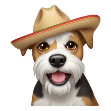 mexican jack rusell terrier sticker
