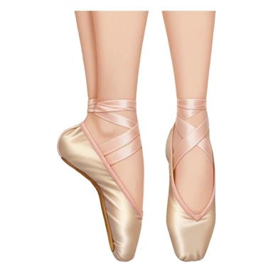female foot in pointed ballet position sticker