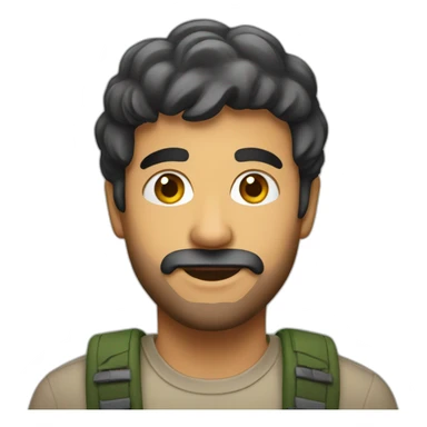 Ahmad Jannati Emoji face sticker
