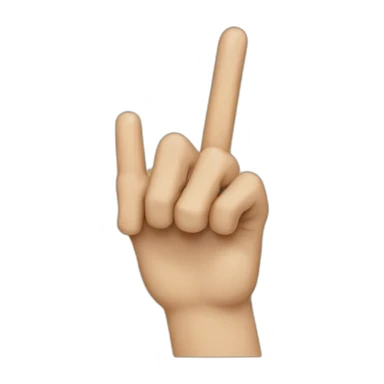 MIDDLE FINGER WITH GOLD RING sticker