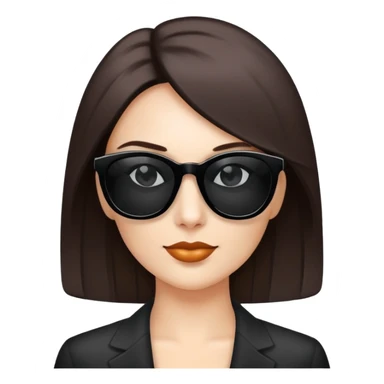 Professional woman with dark sunglasses sticker