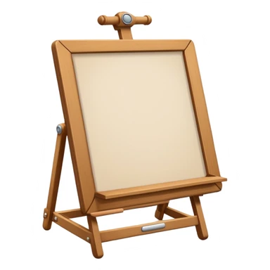 drawing board with classic wooden frame，front side sticker