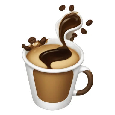 Coffee spilled  sticker