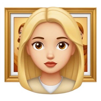 girl in the gallery sticker