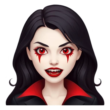 woman vampire sticker
