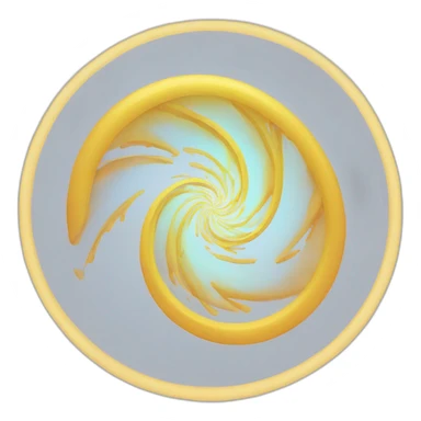 Multiple-spirale translucide et irisée. sticker