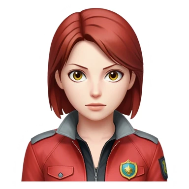 Claire Redfield from Resident Evil sticker