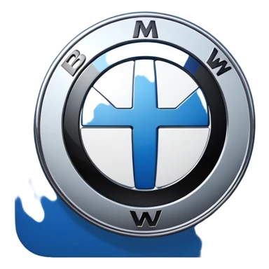 Bmw logo sticker
