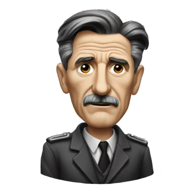 George Orwell sticker