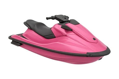 pink jet ski sticker