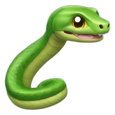 Slimey snake sticker