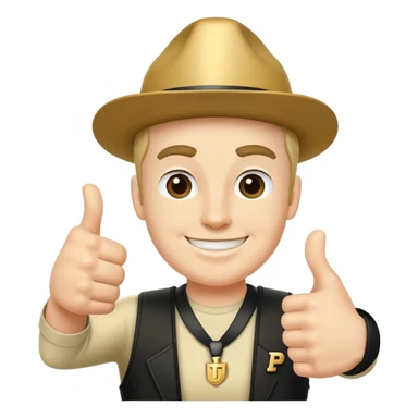 Purdue Pete thumbs up sticker