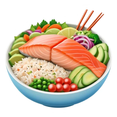 poke bowl sticker