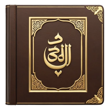 Closed Quran and written on it القرآن الكريم sticker