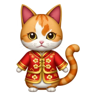Chinese Lunar New Year Cat sticker