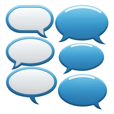 speech bubbles sticker
