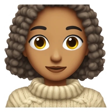 A cute and cozy sweater  sticker