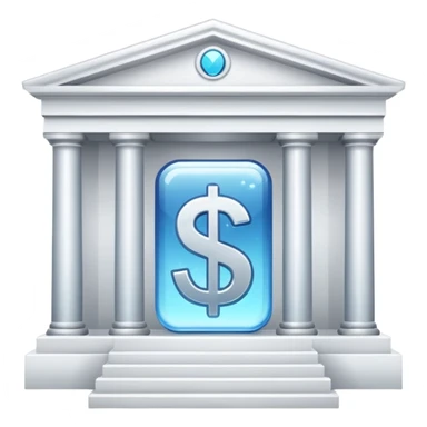 glitter white bank sticker