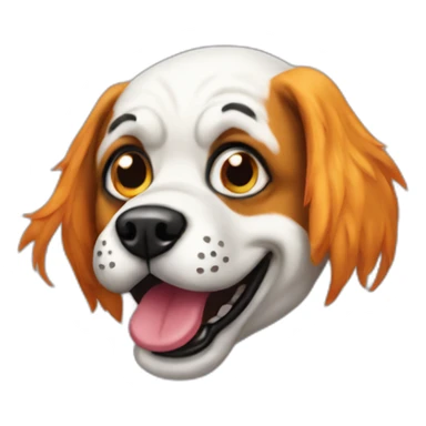 Perrito payaso sticker