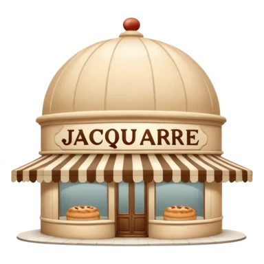 французкая пекарня с красивыми круглыми бежевыми купольными маркизами и названием на вывеске Jacques-Andre
в бежевых оттенках sticker