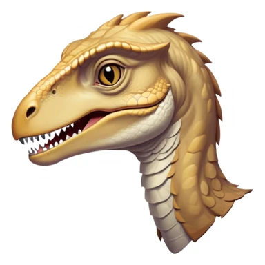 Beautiful and Majestic jurassic park Velociraptor Portrait Emoji, Head and body rendered in serene repose with a subtle, confident smile, showcasing a lithe, agile form with a refined, noble snout and eyes softly closed in tranquil contemplation, Simplified yet exquisitely endearing features, highly detailed, glowing with a soft, drowsy prehistoric light, high shine, relaxed and utterly majestic, stylized with an air of timeless dinosaur elegance, soft glowing outline, capturing the essence of a beautiful and majestic jurassic park Velociraptor that embodies the legendary spirit of jurassic park Park dynamics! sticker