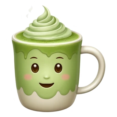 Matcha latte  sticker