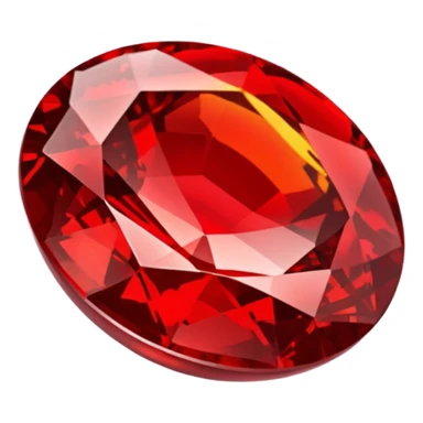 red magical stone sticker