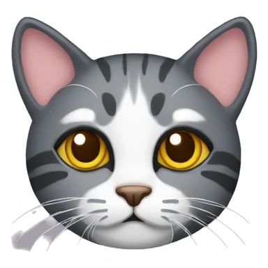 cat handsewing sticker