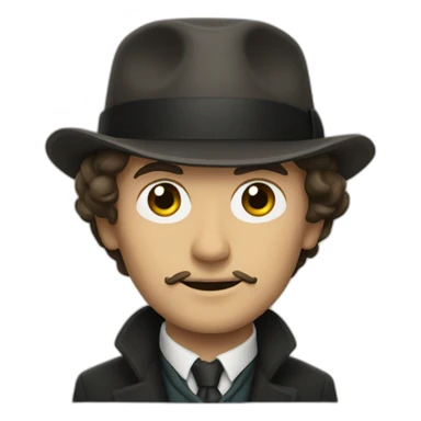 sherlock holmes from bbc sticker