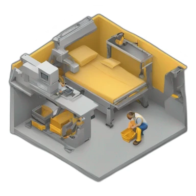isometric freelance fabricator sticker