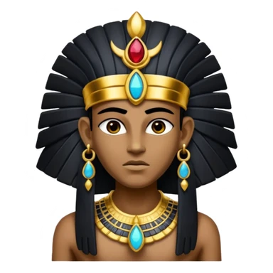egyptian god darkness sticker