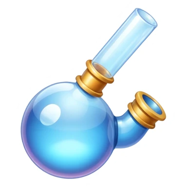 Bubble pipe made of quartz sticker
