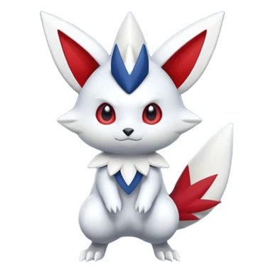 Victini-Pichu-Meowstic-Zangoose-Fakémon-hybrid-creature (full body)  sticker