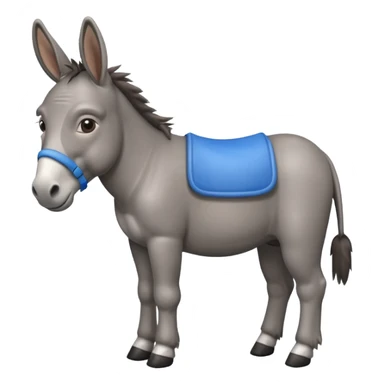 Ein behindert aussehender Esel  sticker